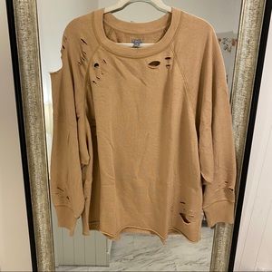 Aerie Distressed Sweatshirt
